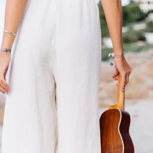 Pantalón palazzo lino